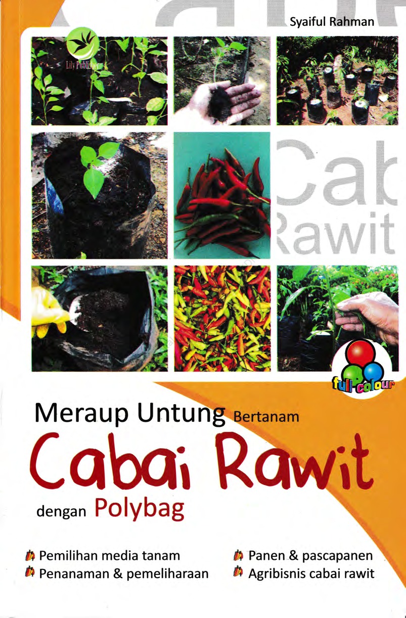 Cover Meraup untung bertanam cabai rawit dengan polybag :  - / Syaiful Rahman
