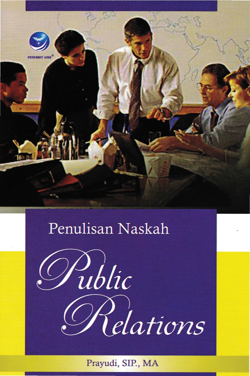 Cover Penulisan naskah public relations :  - / Prayudi