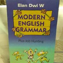 Cover Modern English Grammar :  Plus Job Hunting / Elan Dwi W