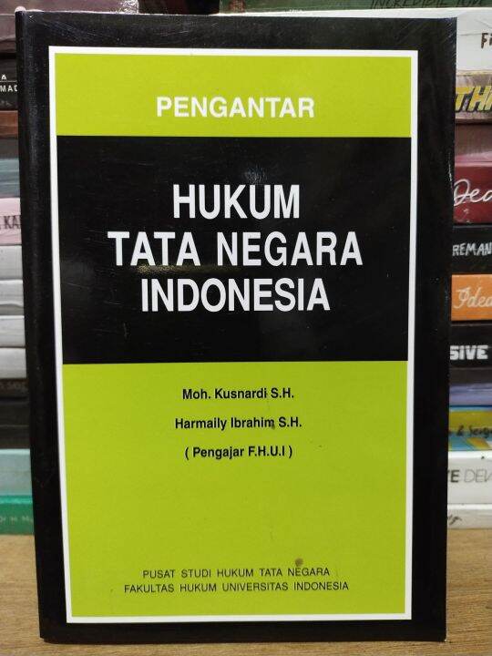 Cover Pengantar Hukum Tata Negara Indonesia / Moh. Kusnardi