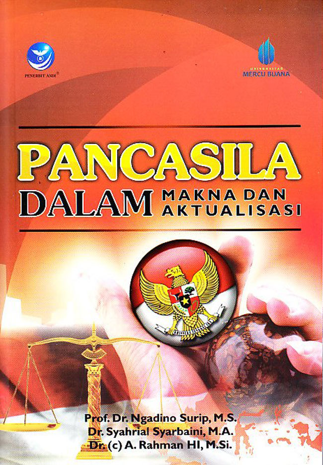 Cover Pancasila dalam makna dan aktualisasi :  - / Ngadino Surip