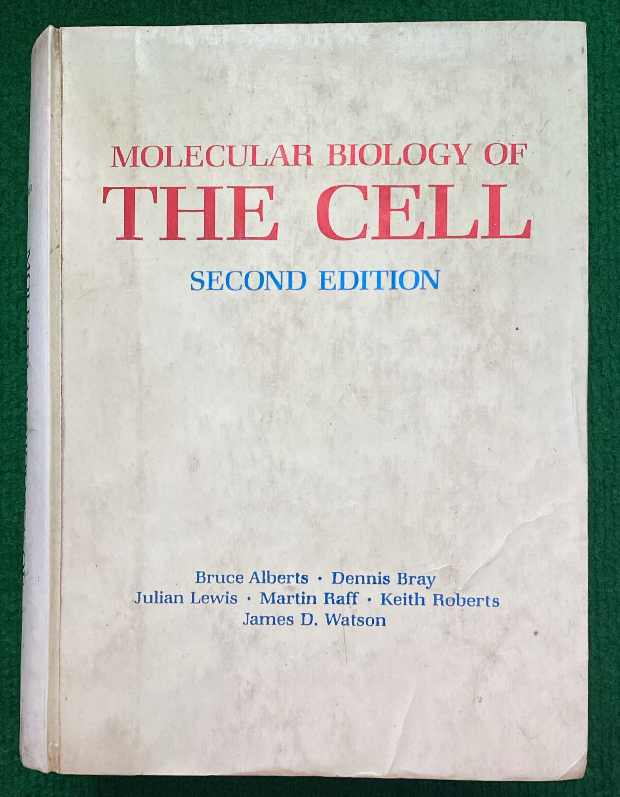Cover Molecular Biology Of The Cell / Bruce Alberts