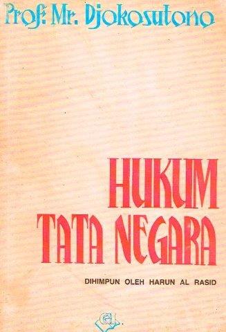 Cover Hukum Tata Negara / Prof. Mr. Djokosutono