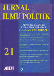 Cover Jurnal Ilmu Politik :  Memasuki Dasawarsa Kedua Otonomi Daerah : Evaluasi dan Prospek / AIPI - Asosiasi Politik Indonesia