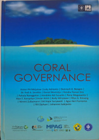 Cover Coral Governance / Victor PH Nikijuluw, dkk