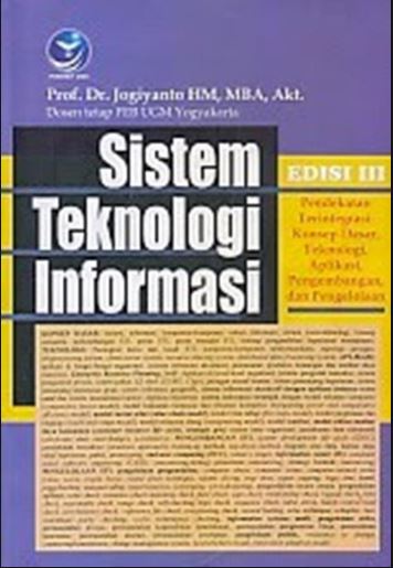 Cover Sistem teknologi informasi :  - / Jogiyanto HM