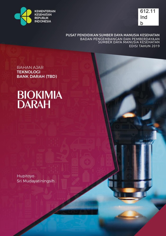 Cover Biokimia Darah :  - / Hupitoyo